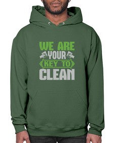 We are your key to clean Style 464# - cleaner- Hoodie