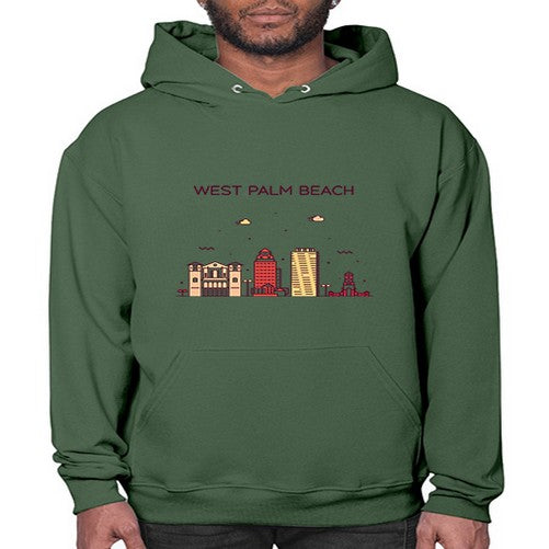 WestPalmBeach 2127# - cities- Hoodie