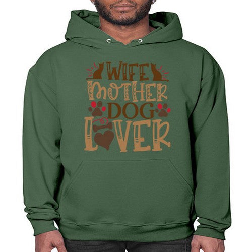 Wife Mother Dog Lover Style 58# - dogs- Hoodie