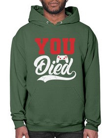 YOU DIED 56# - video games- Hoodie