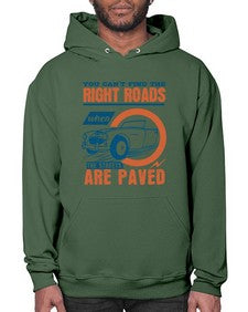 You cant find the right roads when the streets are paved 93# - car- Hoodie