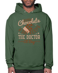 a little chocolate a day keeps the doctor at bay 3# - chocolate- Hoodie