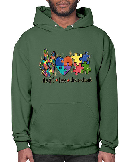 accept love understand 2# - autism- Hoodie