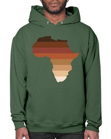 africa shades 277# - black words and phrases- Hoodie