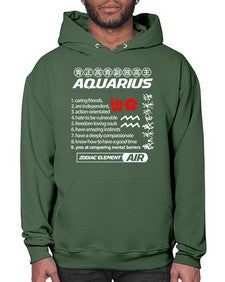 aquarius 85# - aquarius- Hoodie