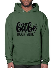beer babe beer girl 45# - beer- Hoodie