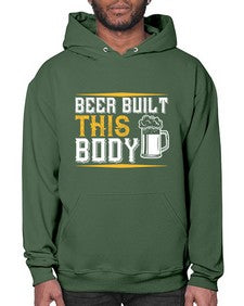 beer built this body 642# - beer- Hoodie