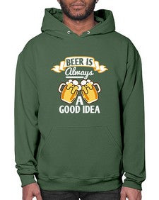 beer is always a good idea 648# - beer- Hoodie