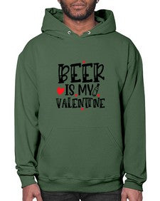 beer is my valentine 651# - beer- Hoodie