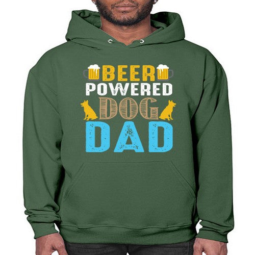 beer power dog dad 55# - dogs- Hoodie