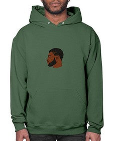 black man 40# - black boys or men- Hoodie