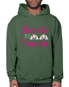 born to be unicorn 73# - unicorn- Hoodie