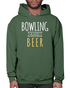 bowling and beer 681# - beer- Hoodie