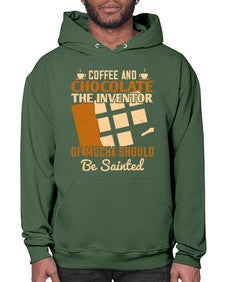 coffee and chocolatethe inventor of mocha should be sainted 99# - chocolate- Hoodie
