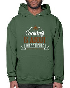 cooking is about ingredients 130# - cooking- Hoodie