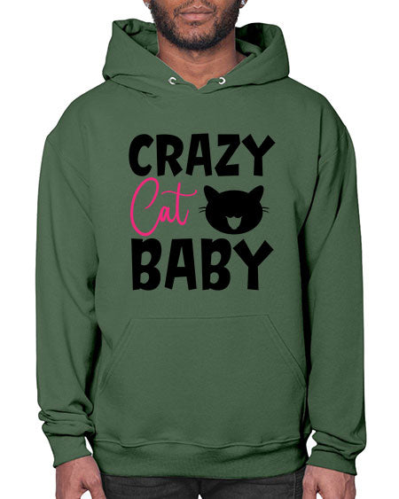 crazy cat baby Style 66# - baby- Hoodie