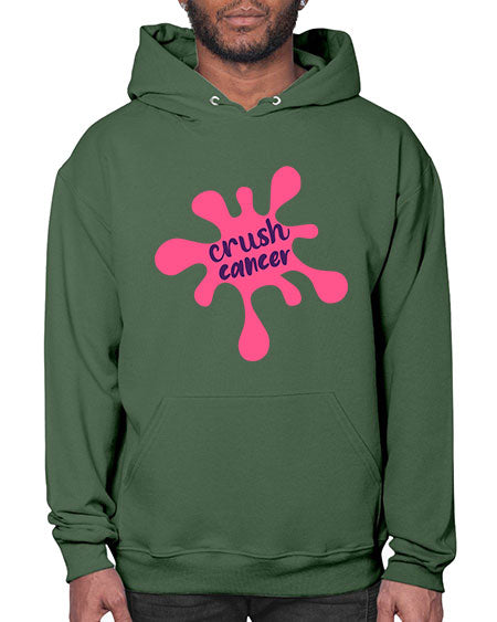 crush cancer Style 14# - breast cancer- Hoodie