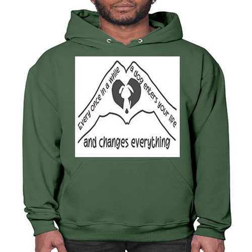 dog changes everything 75# - dogs- Hoodie