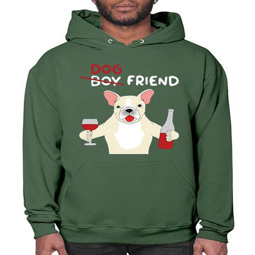 dog wine friend 93# - dogs- Hoodie