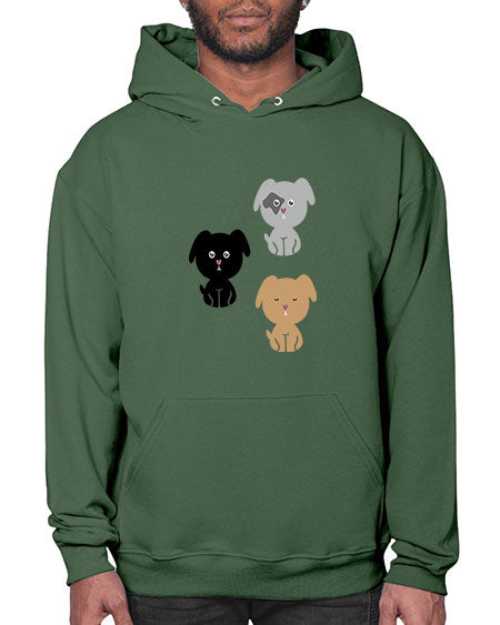 dogs 93# - bears - animals- Hoodie