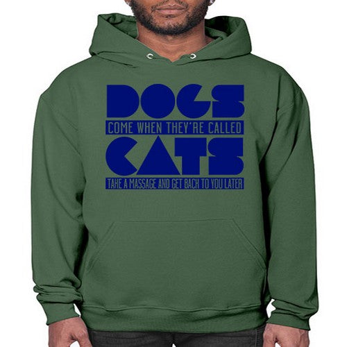 dogs come whey called - dogs- Hoodie