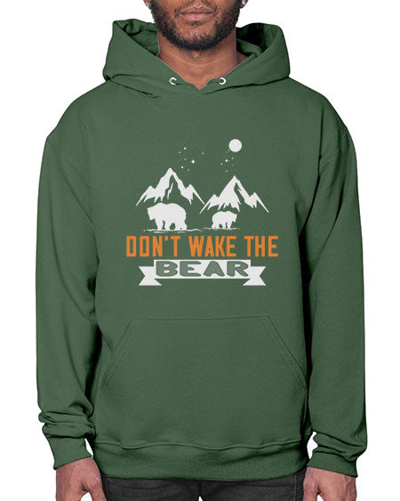 don’t wake the bear 103# - bears - animals- Hoodie