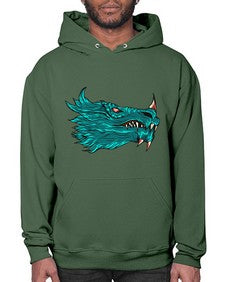 dragon 186# - dragon- Hoodie