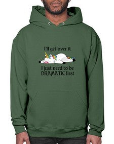 dramatic unicorn 96# - unicorn- Hoodie
