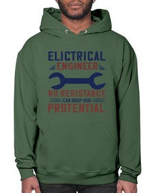 electrical engineer no resistance can drop our protential Style 747# - engineer- Hoodie