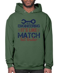 engineering its like match but louder Style 147# - engineer- Hoodie