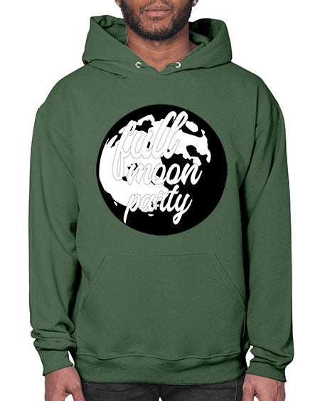 full moon party 7# - moon- Hoodie
