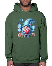 gnome with butterfly 01# - gnome- Hoodie