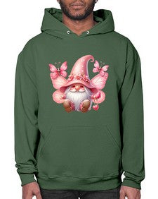 gnome with butterfly 02# - gnome- Hoodie