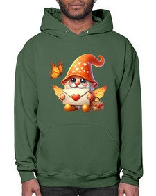 gnome with butterfly 06# - gnome- Hoodie