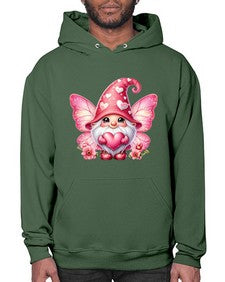 gnome with butterfly 08# - gnome- Hoodie