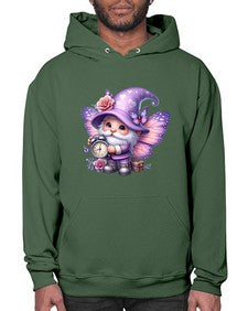 gnome with butterfly 18# - gnome- Hoodie