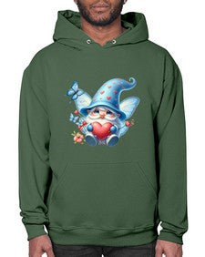 gnome with butterfly 28# - gnome- Hoodie