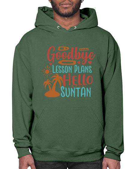goodbye lesson plans hello summer 104# - summer- Hoodie