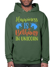 happiness is bethany in unicorn 165# - unicorn- Hoodie