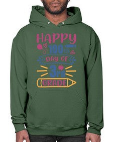 happy th day of third grade 254# - third grade- Hoodie
