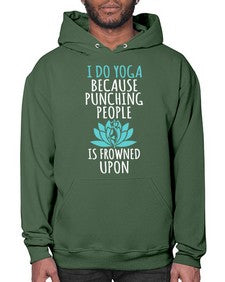 i do yoga  275# - yoga- Hoodie
