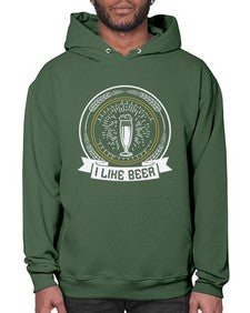 i like beer 1121# - beer- Hoodie