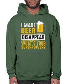i make beer diaspper whats your super power 236# - beer- Hoodie