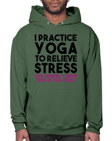i practice yoga 297# - yoga- Hoodie