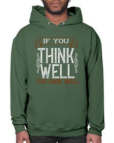 if you think well you cook well 265# - cooking- Hoodie