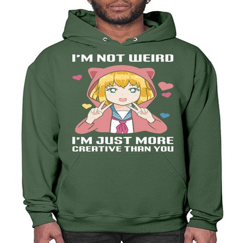 im not wierd im just more creative than you248# - anime- Hoodie