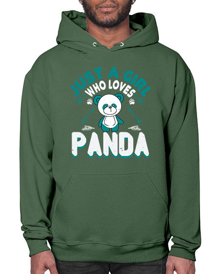 just a girl who loves panda 161# - bears - animals- Hoodie