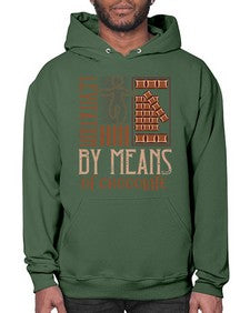 levitation by means of chocolate 307# - chocolate- Hoodie