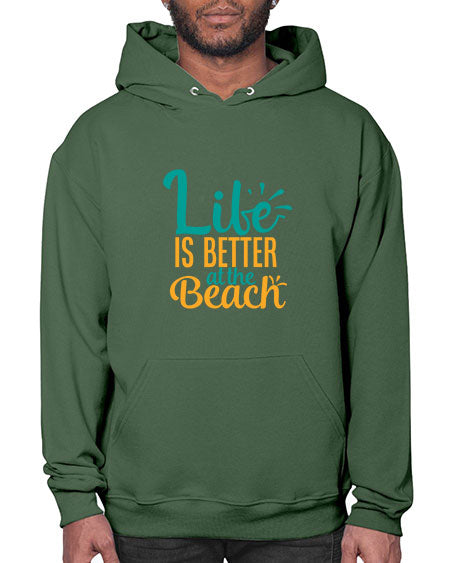 life is better at the beach Style 91# - summer- Hoodie
