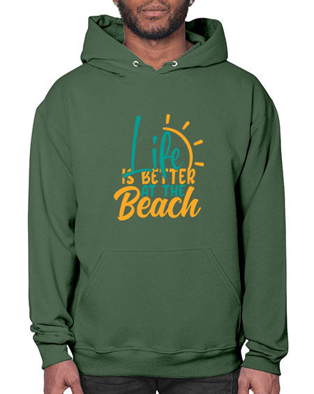 life is better at the beach Style 92# - summer- Hoodie